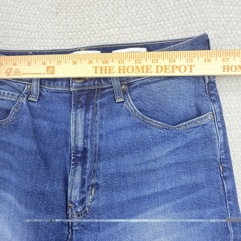 Banana Republic Authentic Straight Jeans Mens 32x32 Medium Wash Stretch Denim